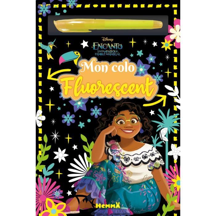 Hemma - Disney Encanto - Mon colo fluorescent - Livre de coloriage avec  feutre fluorescent - Dès 4 ans - Collectif 0x0 - Cdiscount Librairie