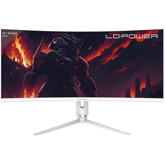 LC Power LC M34 Q C PRO 34 LED VA UltraWide QHD 165 Hz Courbe FreeSync - vue 2
