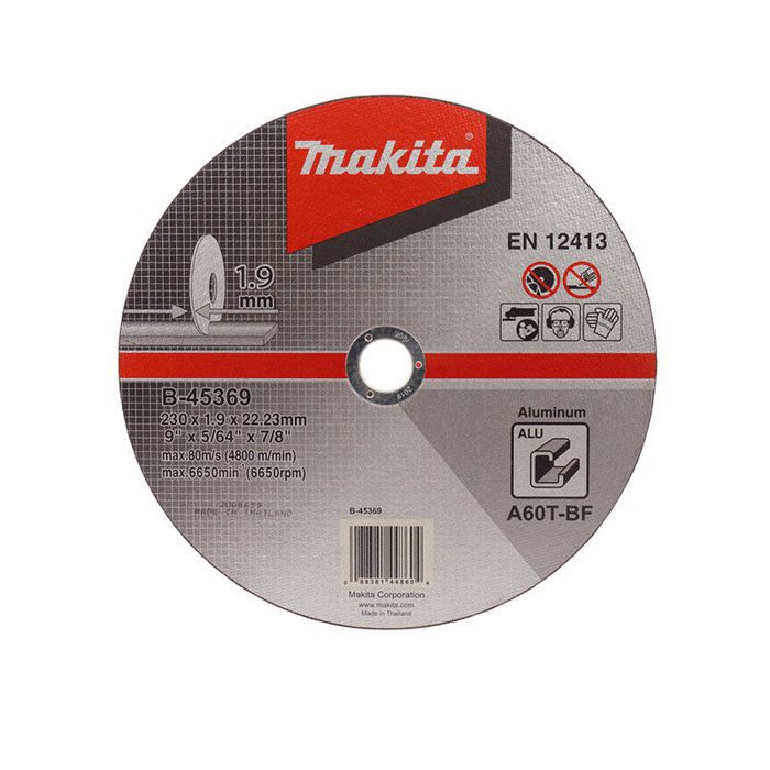 Disque à tronçonner aluminium pour meuleuses MAKITA B 45369 - vue 4