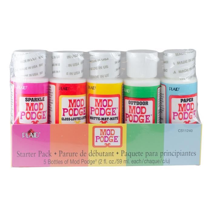 Mod Podge Finition Brillante/mate — Colle, Scellant Et Vernis Non Toxique Pour Loisirs Créatifs