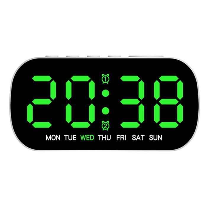 Montre Numérique Digitale De Luxe Pour Homme - Style Sportif - En Acier Inoxydable - LED - Réveil Numérique - Étanche - Avec Chronomètre Et Date