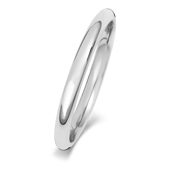 Alliance Homme-Femme 2mm Confort Or Blanc 375-1000 31028