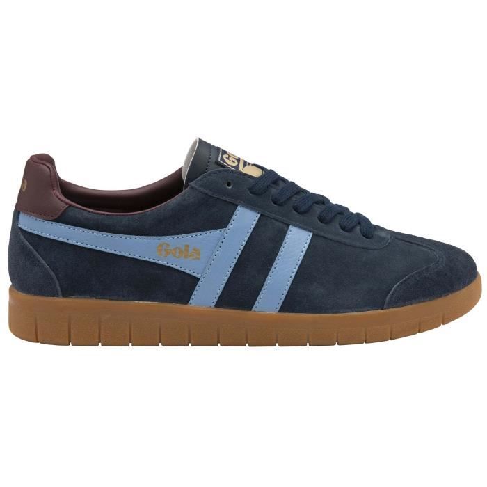 Gola Baskets - GOLA - Hurricane Suede - Homme - Bleu - Lacets