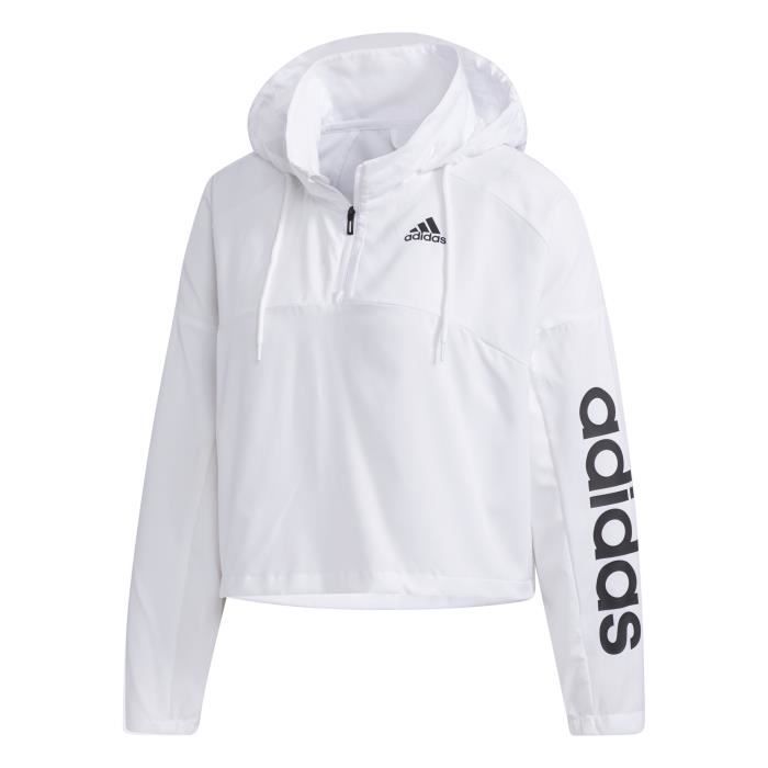 coupe vent adidas blanc