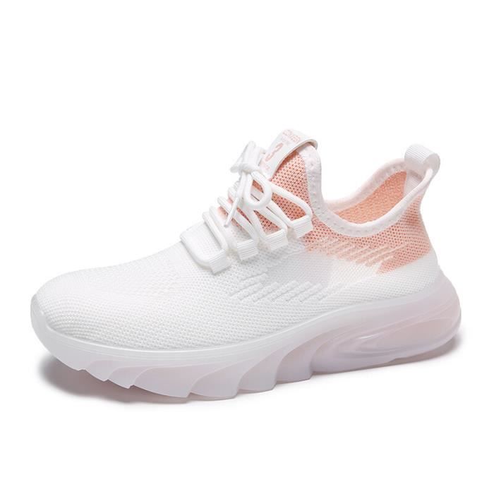 Femme Basse Basket Classique Toile Chaussures Décontractée Caoutchouc Confortable Légère Antidérapant Extérieur Marcher Plate Sneakers Noir Gris Rouge Blanc Eu35-43, Sneakers 01 Blanc, 41 EU