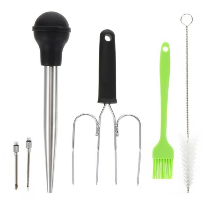 4pc Bois noir BBQ Tool Set Barbecue Cuisson Ustensiles de Cuisine Pince à Barbecue Fourche Spatule 4pc Bois noir BBQ Tool Set Barbecue Cuisson Ustensiles de Cuisine Pince à Barbecue Fourche Spatule