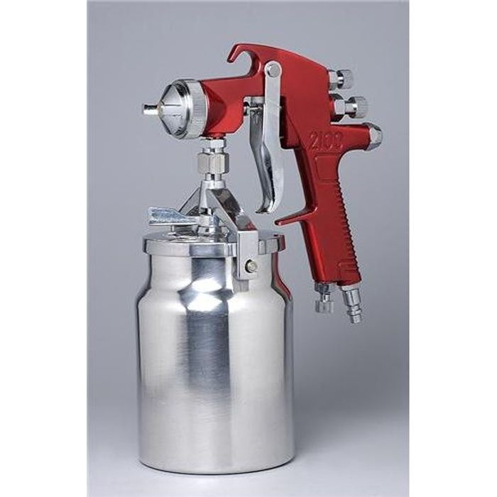 Pistolet Peinture Pneumatique Michelin - Réservoir 1L - Buse 1.5mm - Pour Compresseur - Pro Ou DIY