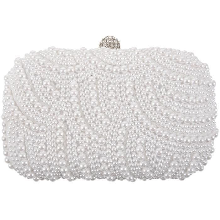 Sac De Soirée Cache – Rose Perles – Kiss-lock – Petite Taille – Excellent