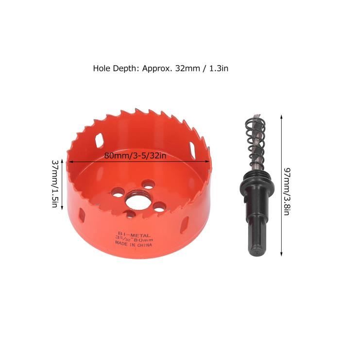 Scie Trépan HSS 19mm Avec Mandrin - Pour Perçage Précis - Neuf En Emballage D'origine
