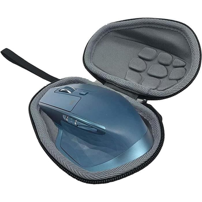 Étui De Rangement Rigide Pour Souris Logitech MX Vertical - Coque EVA Anti-choc, étanche - Taille 125x80x80 Mm, Noir Et Gris - 10