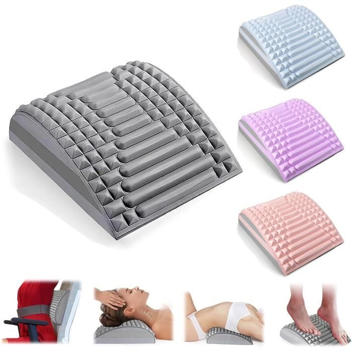 Planche D’étirement Lombaire – Correcteur De Dos 3 Niveaux – Ergonomique, Antidérapant, 150 Kg Max