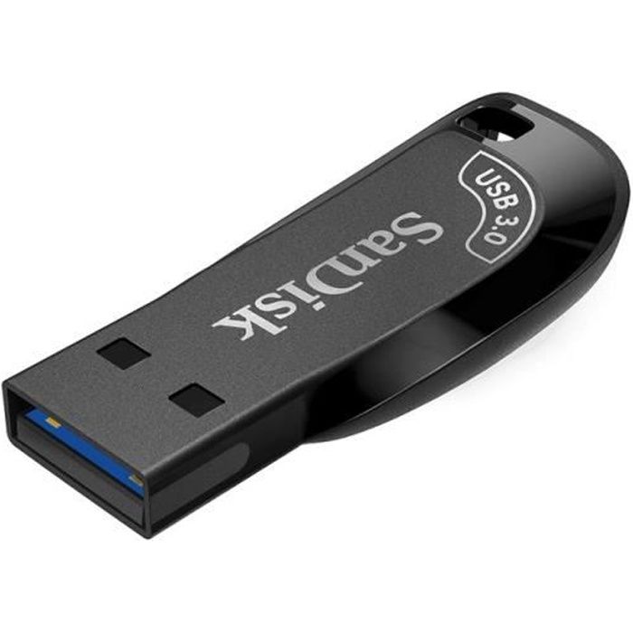 Clé USB - SANDISK - Ultra Shift - 256 Go - USB 3.0 - 100MB/s