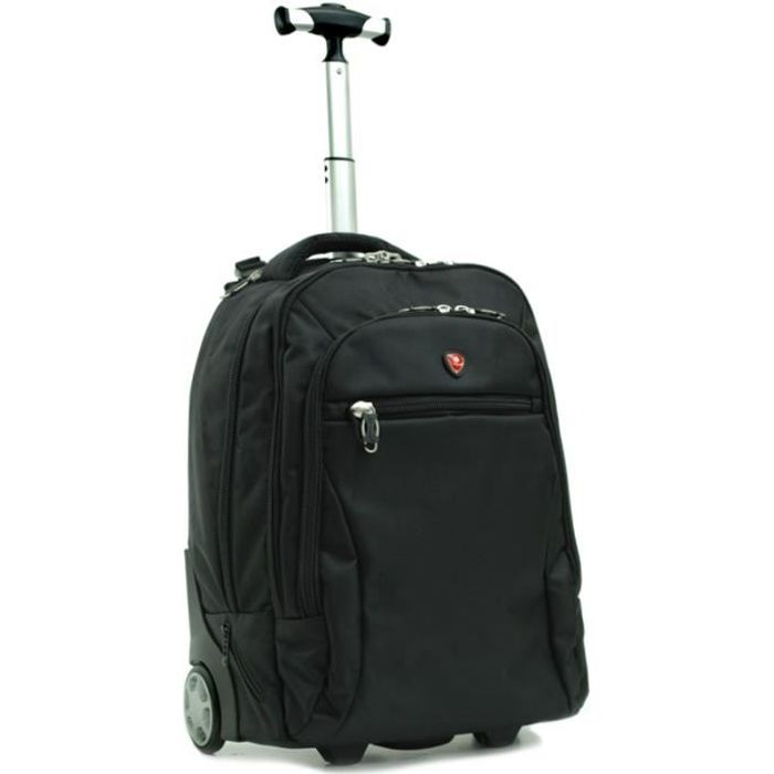 sac à dos trolley pc snowball 45cm - noir