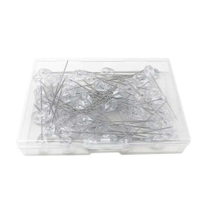 Épingles à Perruque En T - Lot De 1000 Pièces, Argenté, 26 Mm - Pour Fabrication Perruques, Couture, Bijoux, Projets DIY