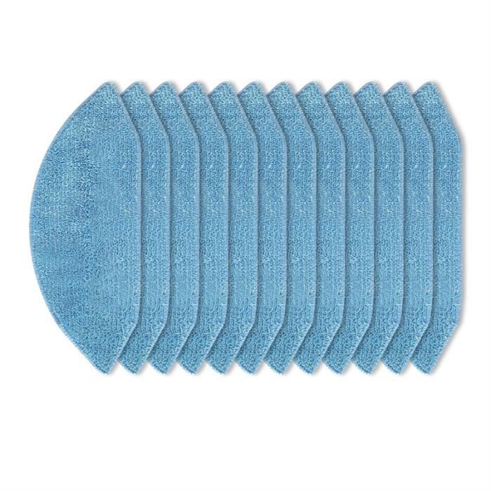 Lot De 10 Serpillères En Microfibre De Rechange Pour Aspirateur Lefant