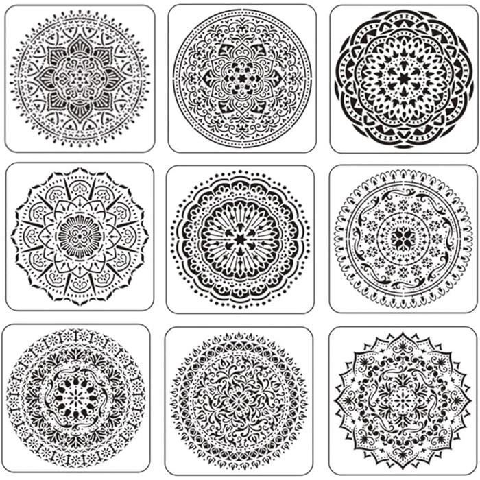 Lot De 80 Pochoirs De Noël Réutilisables Pour Peinture Sur Bois, Décorations De Noël, Flocons De Neige, Pochoirs De Vacances, Pochoirs De Peinture Pour Cartes Murales, Décoration D'intérieur (Noël