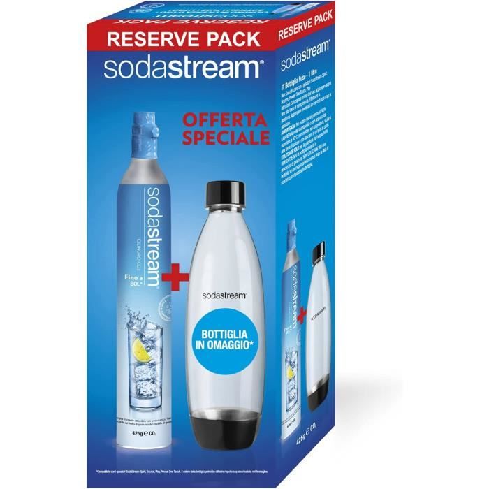 SodaStream Cyline de recharge de gaz CO2 avec licence d'utilisateur