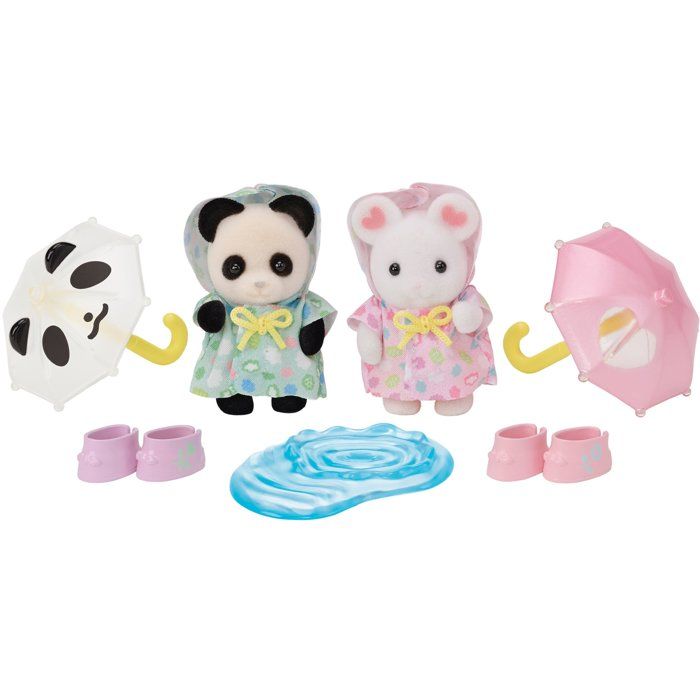 Le duo des bébés en habits de pluie - Sylvanian Families - 5748