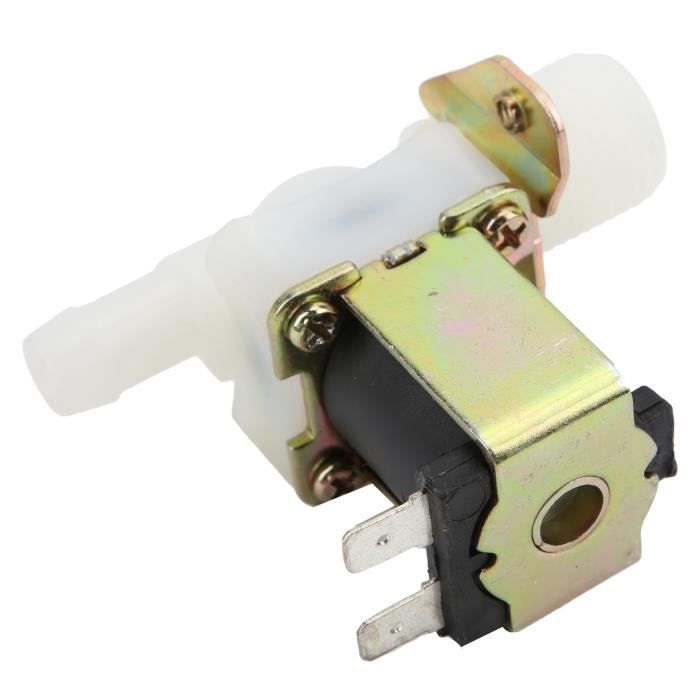 Électrovanne Eau 12V Normalement Fermée - Plastique Et Laiton - Filetage G1/2 - Pour Machine à Laver, Irrigation