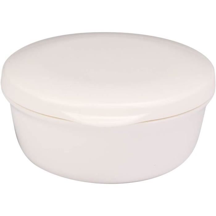 Boîte À Savon, Boîte À Savon Compacte De Forme Ronde, Porte-Récipient À