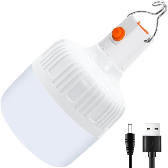 3000mah Type-c URBZUE Rechargeable - LED Rétractable, 3000mAh, IP44 - Pour Randonnée Et Extérieur Lampe De Camping