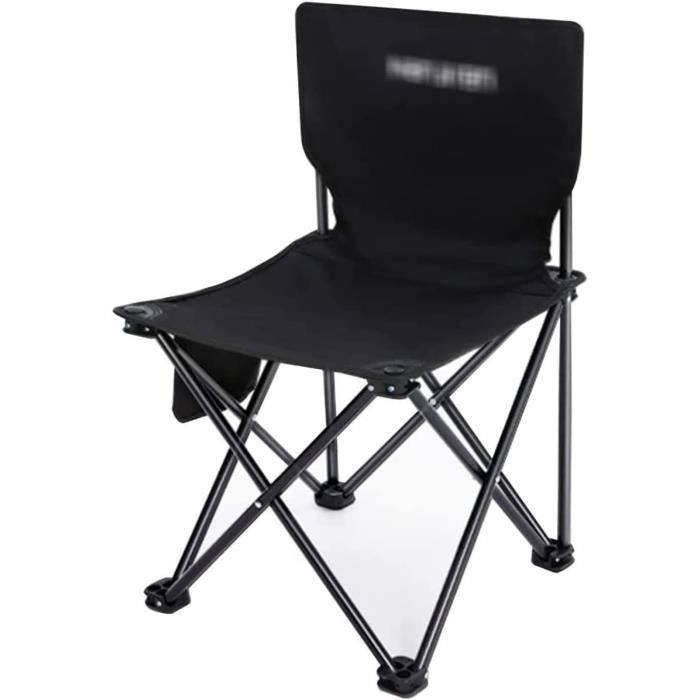Chaise Pliante De Camping Rouge - Chaise Extérieure Portable Robuste Pour Pêche, Jardin Et Randonnée