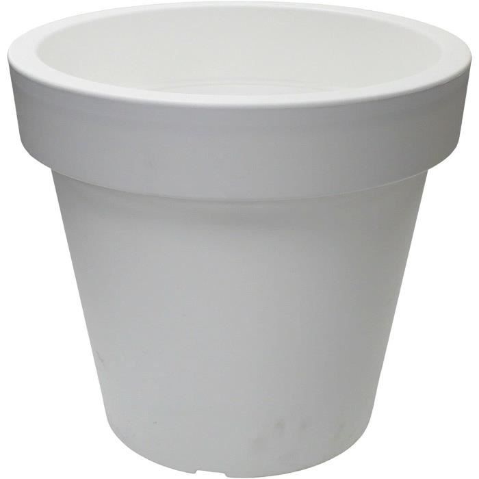 Pot De Fleurs Rond En Céramique Avec Trou De Drainage Et Soucoupe Pour Intérieur - 25,4 Cm - Noir Mat/brun Moucheté