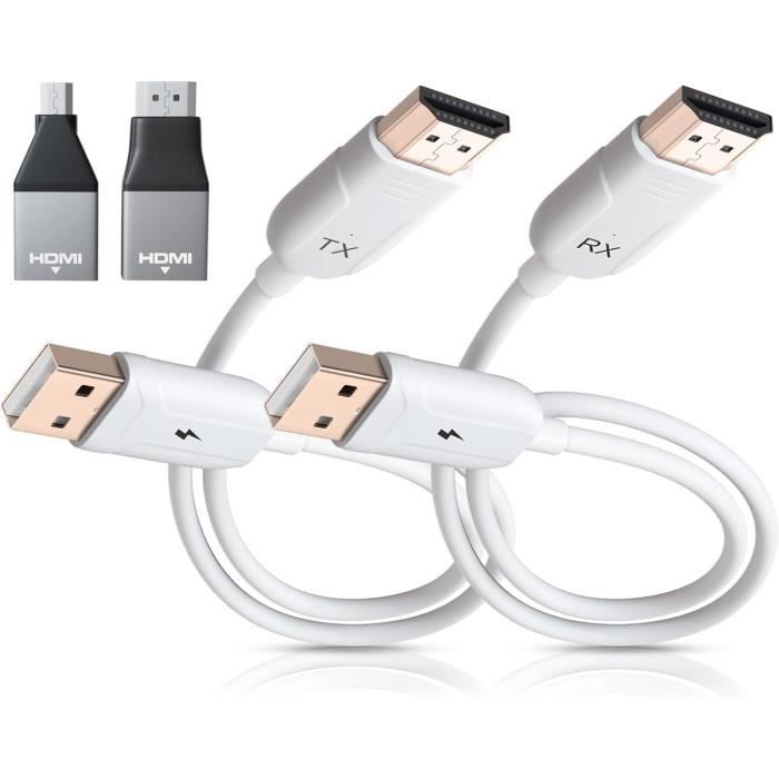Adaptateur HDMI Sans Fil 1080P - Dongle Miracast/Airplay Pour TV, Compatible Android, IOS, Windows, Mac - WiFi 2.4 GHz