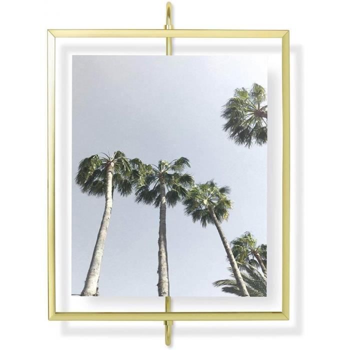 Umbra Phantom 1005428221 Cadrephoto mural flottant, couleur laiton