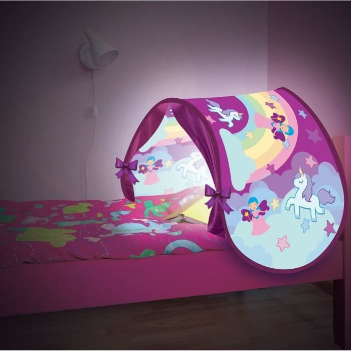 TENTE POP UP POUR LIT ENFANT - FAIRY DREAM ROSE - Cdiscount Maison