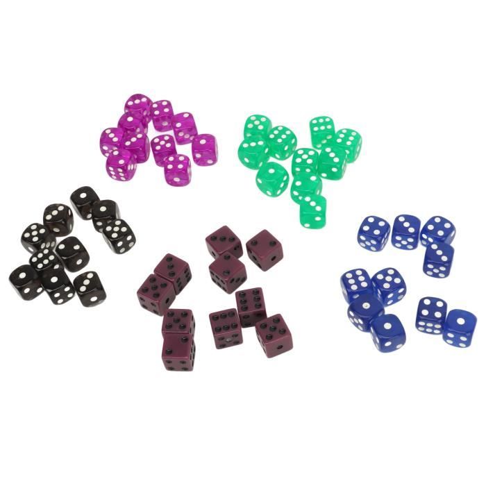 48pcs Dés Compteurs Mots-Clés Pour MTG - Jetons Statistiques Créature, Buffs Et Fidélité Avec Sac Velours