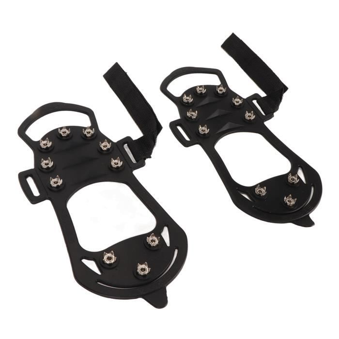 Crampons à Glace Universels 10 Pointes - Pour Randonnée, Marche, Jogging Hivernal - Taille 37-45 - Antidérapant Neige Glace