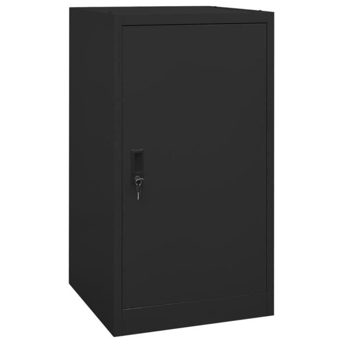 Meilleurs prix pour vidaXL Armoire à selles Noir 53x53x105 cm Acier 339605