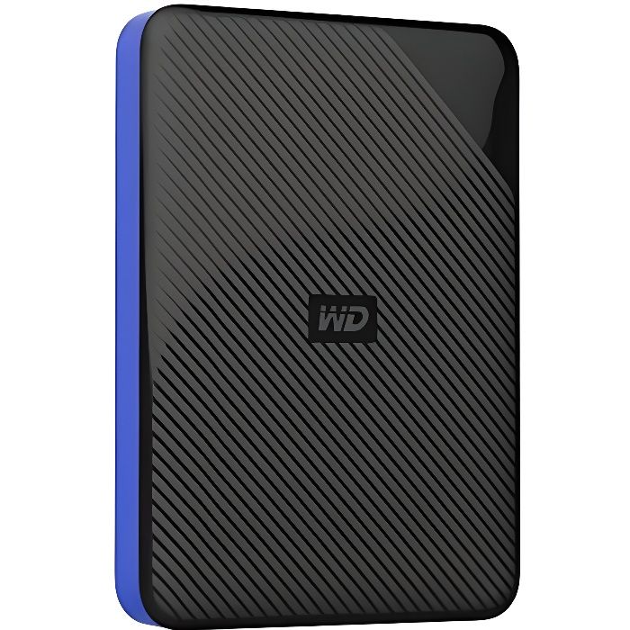 WD 4TB Gaming Drive Portable HDD works with Playstation 4