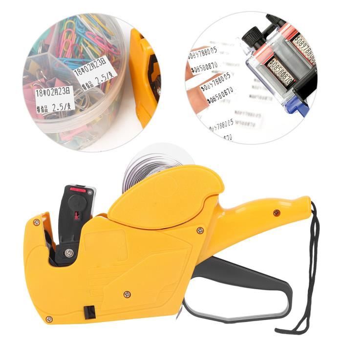 Pistolet D'Étiquetage Avec Kit D'Étiquettes - 1 Ligne À 8 Chiffres - Mx