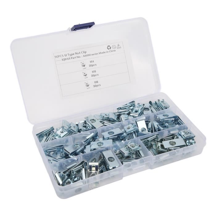 Lot De 20 Clips De Fixation De Voiture - Boulons De Carrosserie De