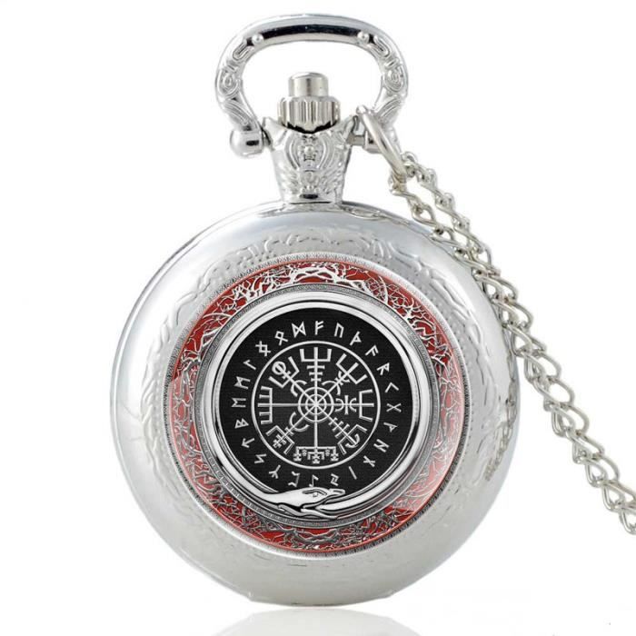 Montre De Poche Vintage Pour Homme – Montre Gousset Rétro Avec Chaîne – Cadeau élégant Anniversaire Ou Noël