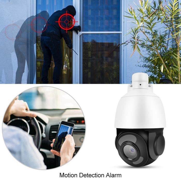 Caméra étanche Hd 4-en-1 Ahd/tvi/cvi/cvbs Avec Vision Nocturne Exterieure  5mp Pal