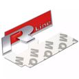 LOGO 3D CHROME RLINE STICKER ROUGE BADGE CATEGORIE R-LINE AUTOCOLLANTS DE PACK SPORT VW GOLF 5 6 7 TOUAREG TIGUAN PASSAT JETTA-1