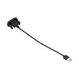 Garosa Prise USB pour voiture Prise de port USB de voiture Câble d'extension flexible Adaptateur de charge pour tableau de bord-1