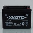Batterie Kyoto pour Scooter Peugeot 50 Ludix Blaster Lc 10P 2005 à  2007 YB4L-B SLA - 12V 4Ah - MFPN : YB4L-B SLA - 12V 4Ah-146930-3-1