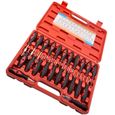 Kit de distribution pour véhicule 23pcs Auto Connector Pin Terminal Removal Tool Kit Release Extractor Puller-1