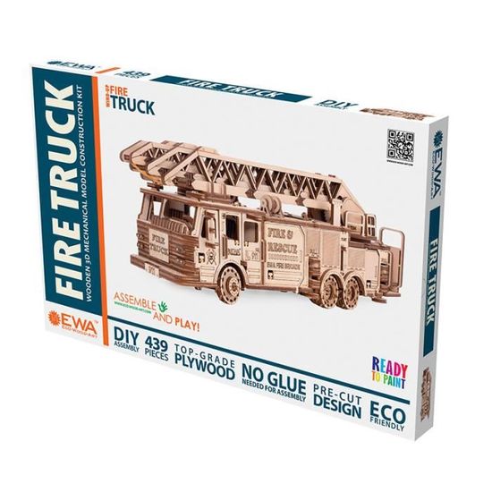 Puzzle 3D - Camion de pompier