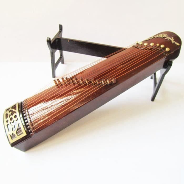 Mini Guzheng ModÈLe Chinois Traditionnel Cithare Collection D\\'instruments De Musique Ornements