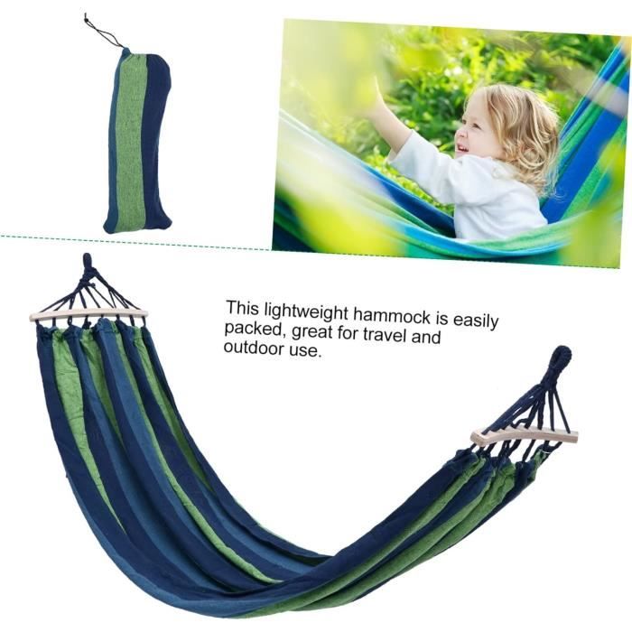 Hamac De Camping Equip - Une Personne - Bleu Marine - 108x56 - Neuf