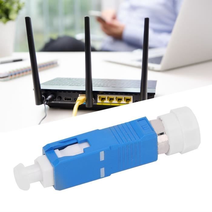 Adaptateur Fibre Optique FC UPC Vers ST UPC - Connecteur Réseau Communication