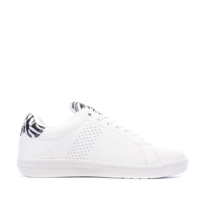 Baskets Blanche Femme Fila Crosscourt 2 Blanc Cdiscount Chaussures