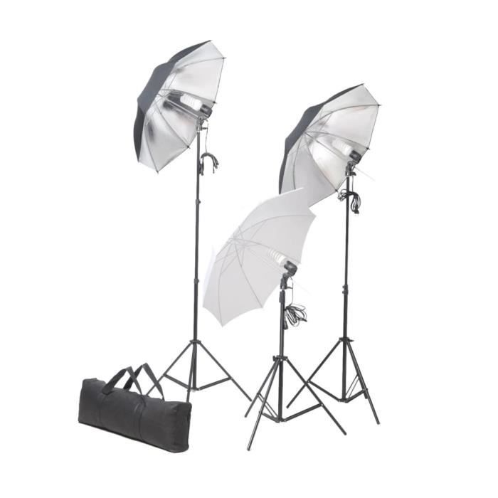 Kit de studio photo avec lampes toile de fond et réflecteur - Cdiscount ...