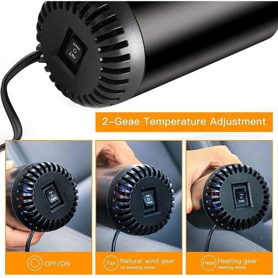 Chauffage D'Habitacle 12V | Démisteur Avec Ventilateur | 2 En