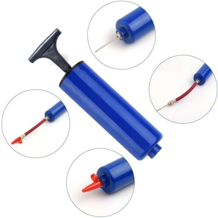Lot De 2 Pompes à Ballon Avec Aiguilles Adaptateurs Football Basket